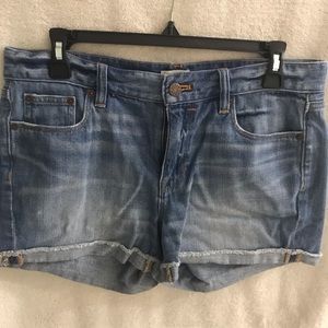 Jcrew 3inch cutoff jean shorts
